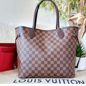 ***SOLD*** Louis Vuitton Damier Ebene Neverfull MM & dust bag